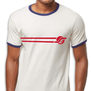 T-Shirt - SE Stripe Logo - Ringer