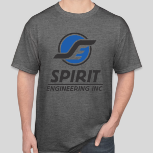 T-Shirt - Spirit Engineering Logo - Dark Gray