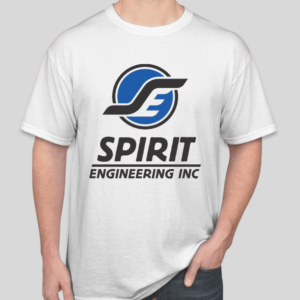 T-Shirt - Spirit Engineering Logo - White